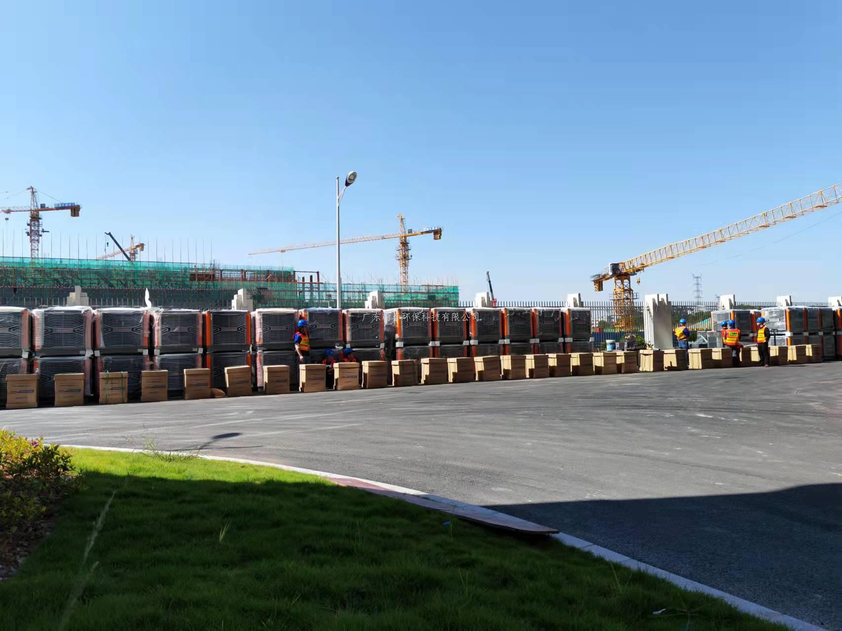 大型鋼結(jié)構廠房用環(huán)保空調(diào)加工業(yè)大風扇降溫通風效果喜人